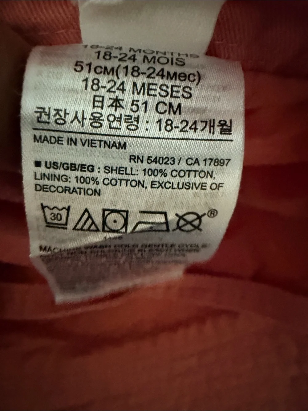 GAP Pink Kids Bucket Hat